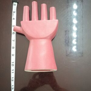 Red Ceramic Hand Decor